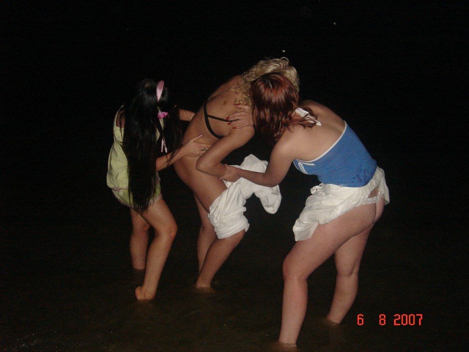 Russian lesbian teens skinny dipping