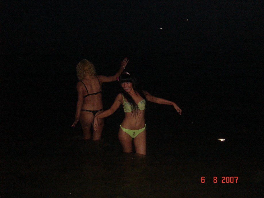 Russian lesbian teens skinny dipping