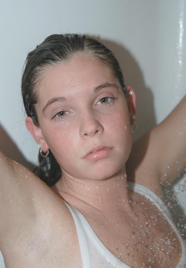 Margarita - nn amateur teen taking a shower