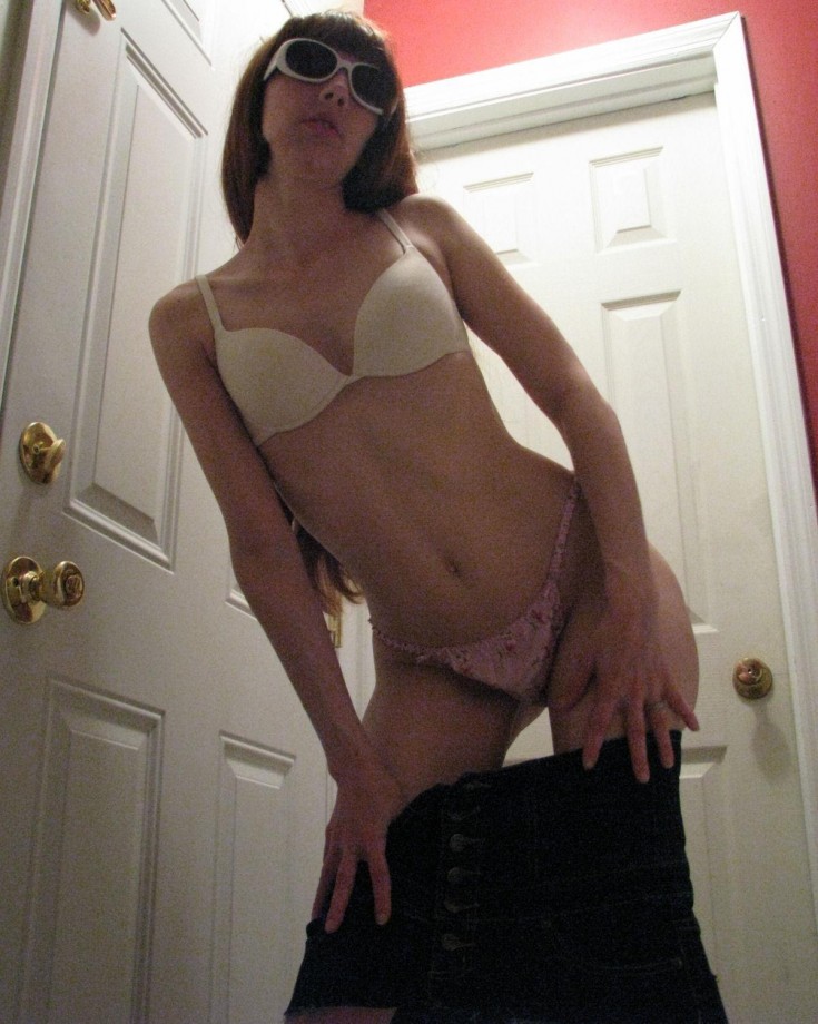 Steph - amateur teen in silky panties