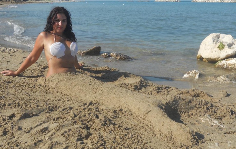 2 big tits sluts - private beach pics