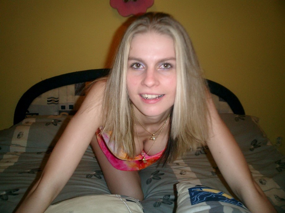 Slim blond wife