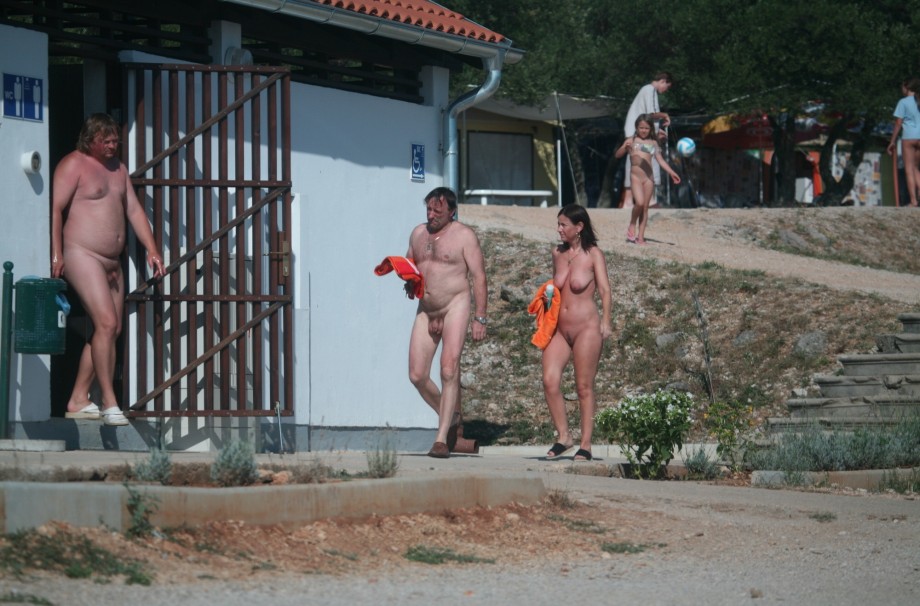 Nude beach camping bath house