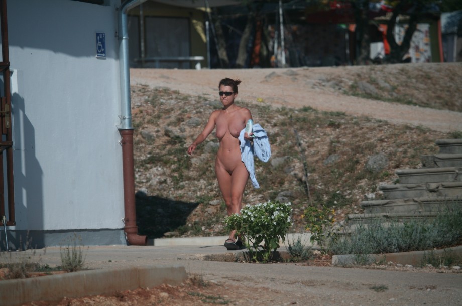 Nude beach camping bath house