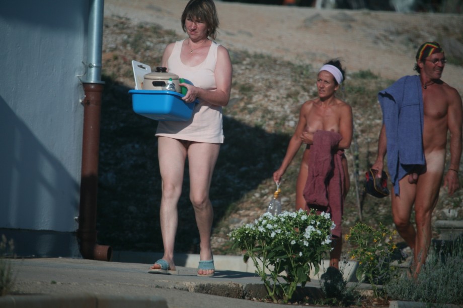 Nude beach camping bath house