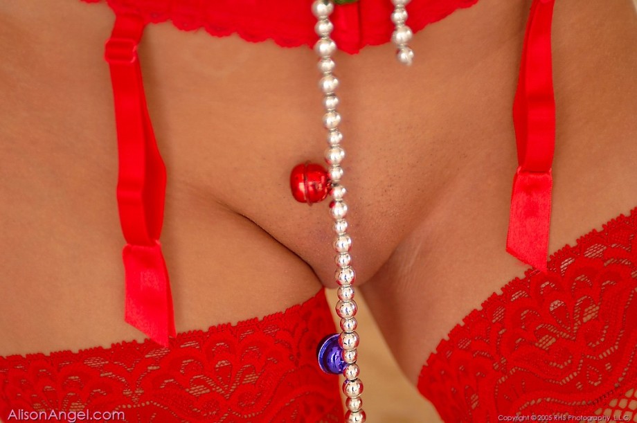 Red corset alison