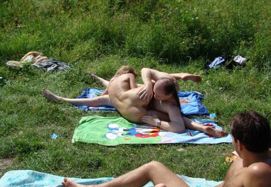 Russian amateurs nudist outdoor fun