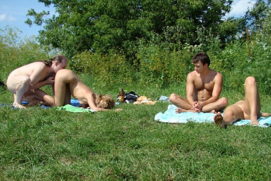 Russian amateurs nudist outdoor fun