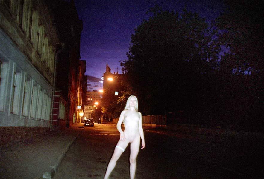 Russian exhibitionist girl