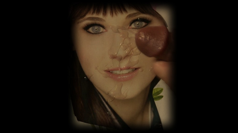 Zooey deschanel cum pic facial tribute