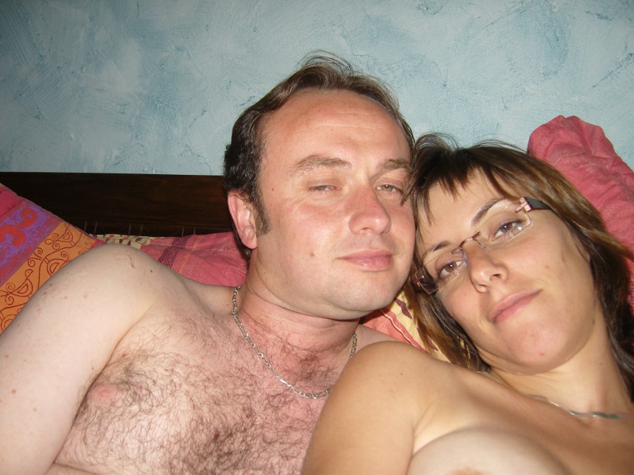 Couple - slim hairy wife