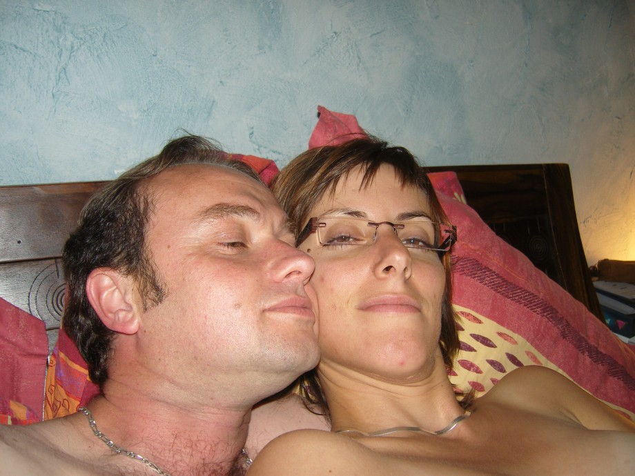 Couple - slim hairy wife