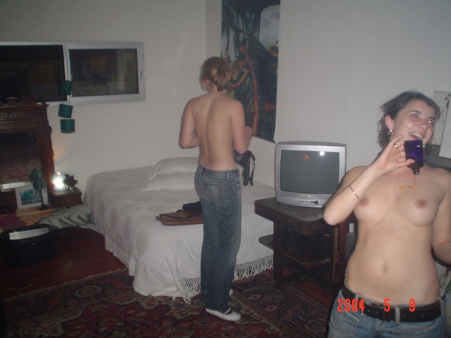 Naked teens at party