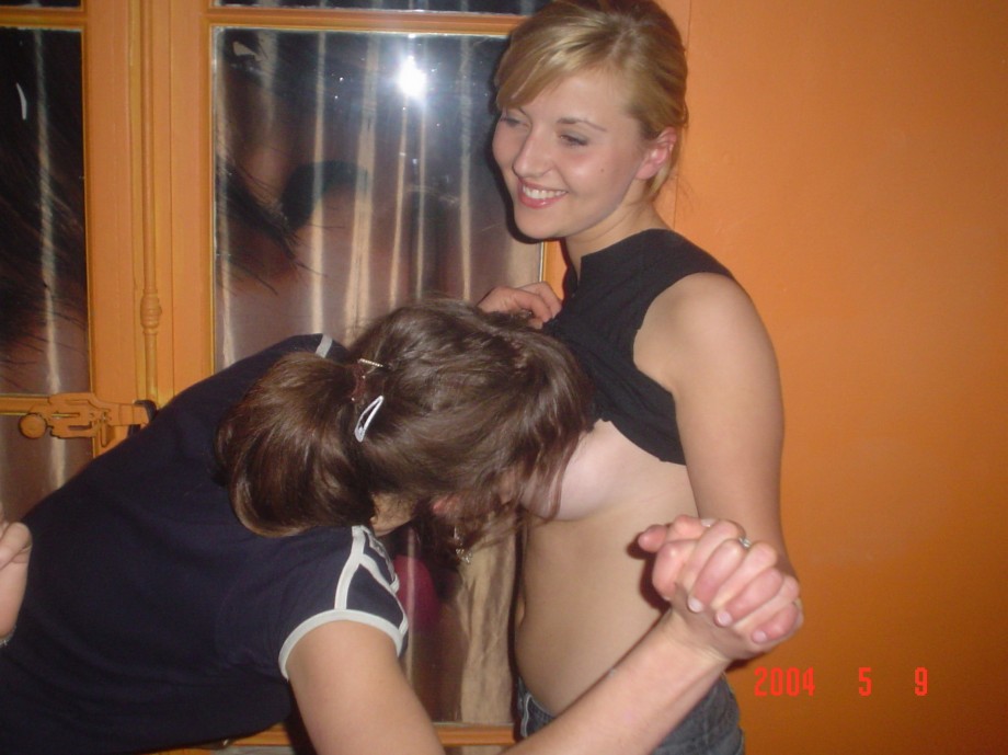 Naked teens at party