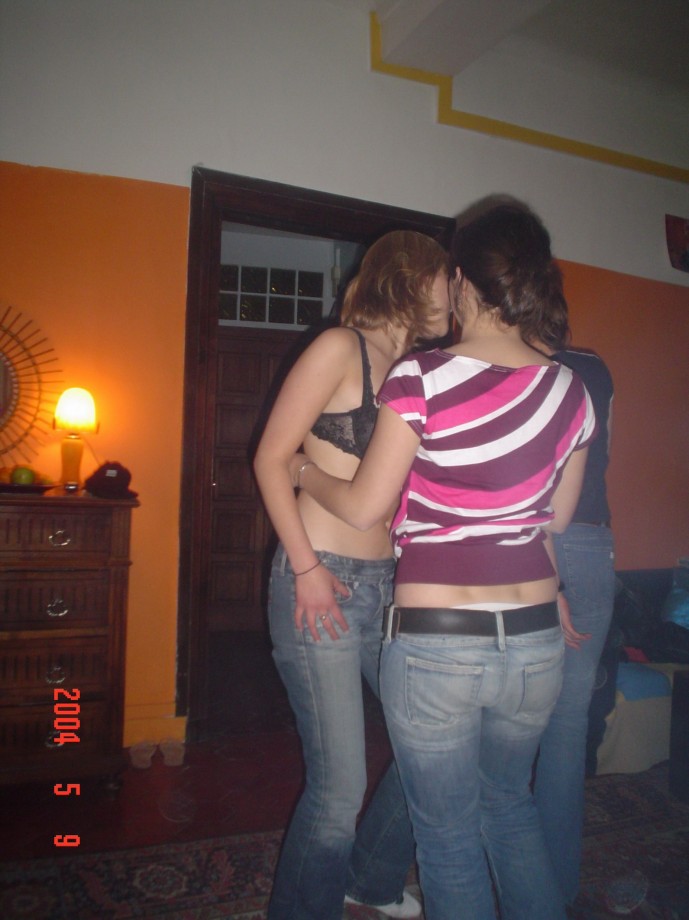 Naked teens at party