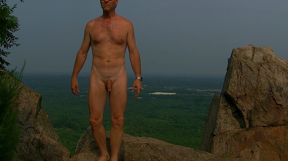 Amateur male mountaintop