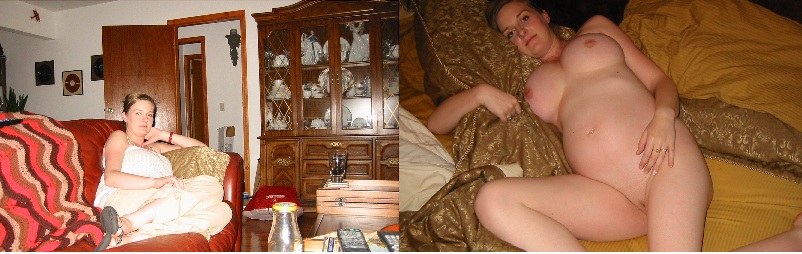 Amateur housewife dressed/undressed