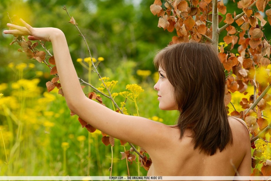 Amelie in the most beautiful flower