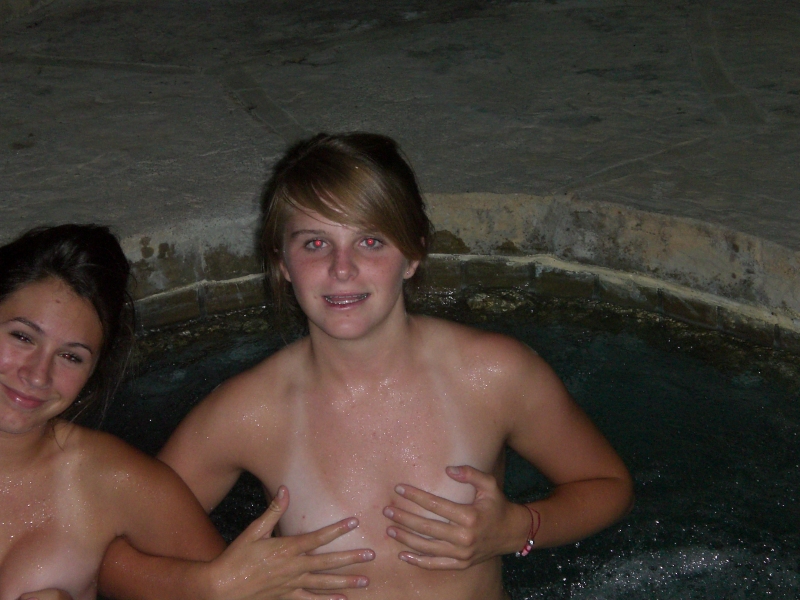 Naked girls in bath