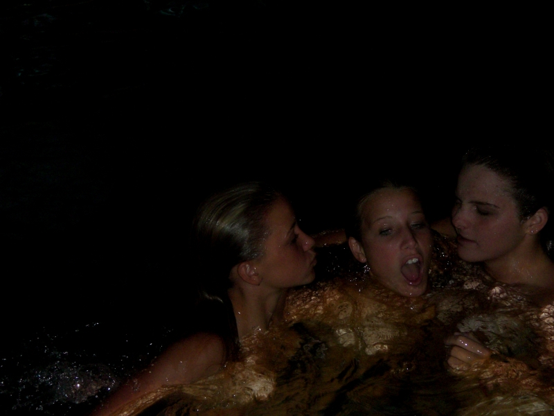 Naked girls in bath
