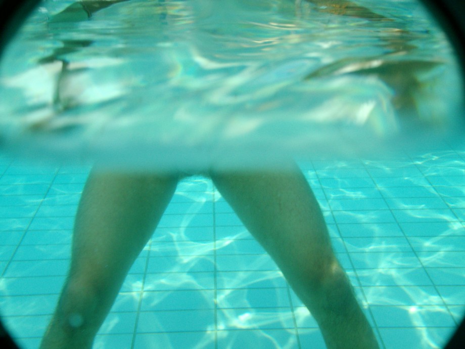 Naked underwater