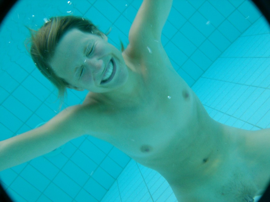 Naked underwater