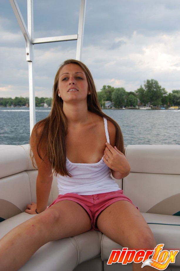 Nude on the boat