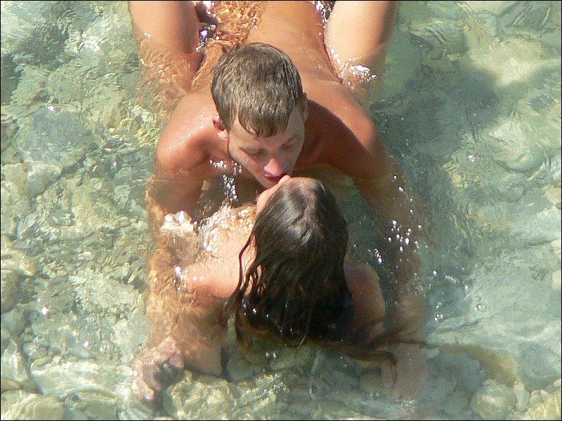 Nudist beach - couple