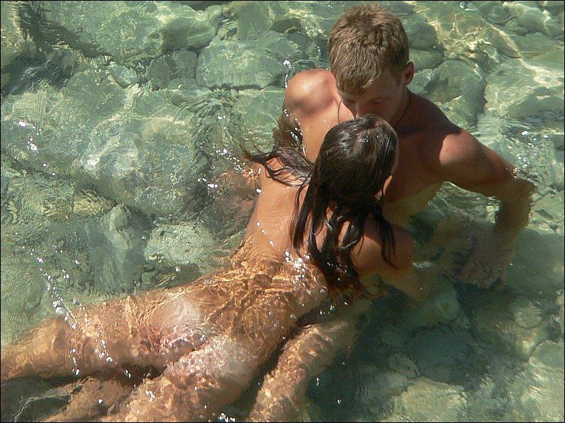 Nudist beach - couple