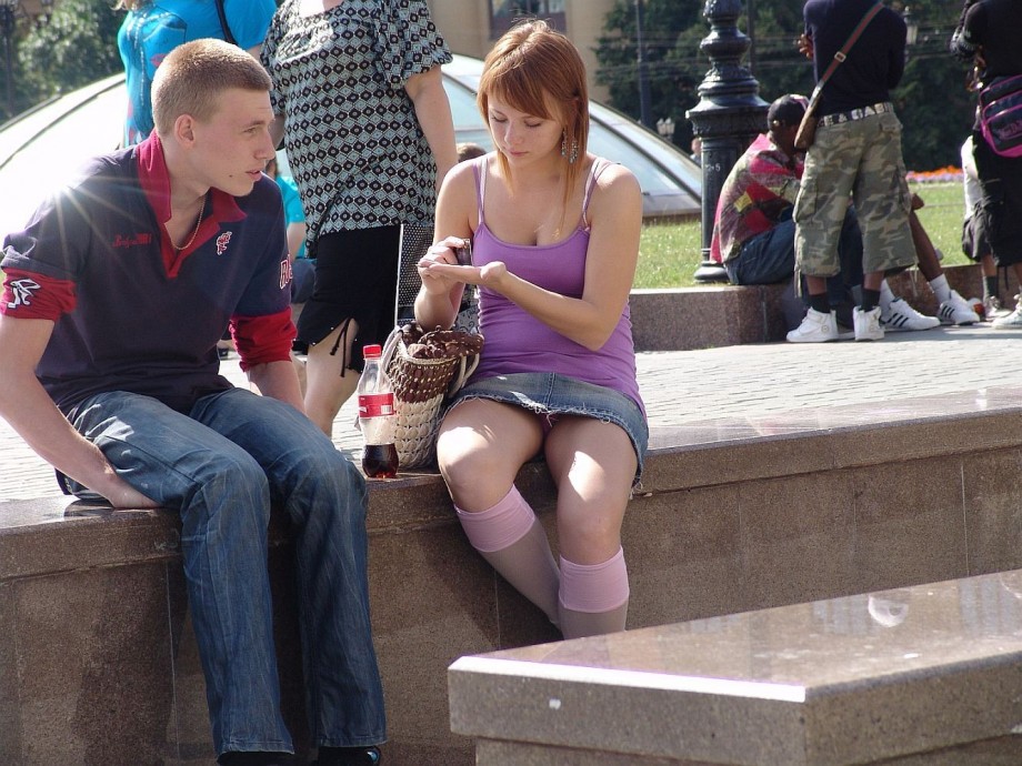 Voyeur girls in the street 2