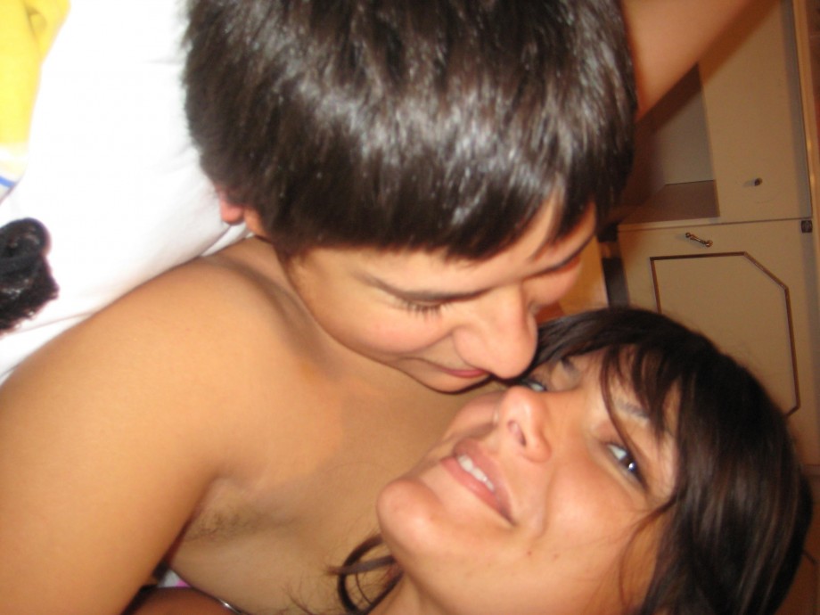 Cute brunette with her boyfriend serie 160