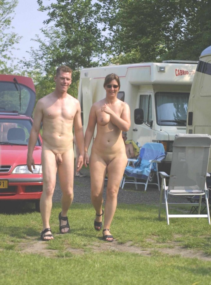 Camping nudists