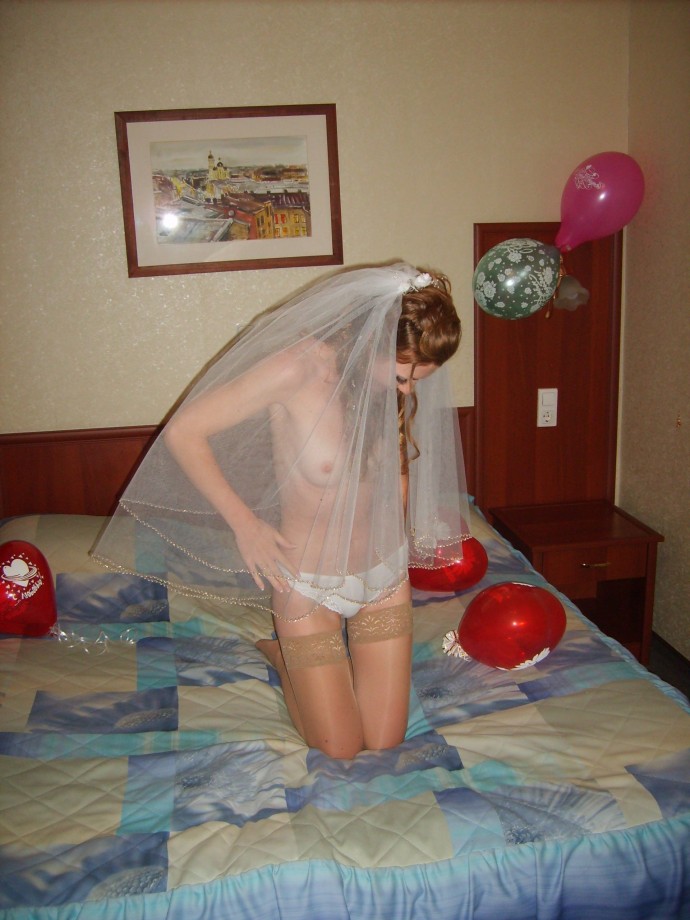 Just married - naked bride