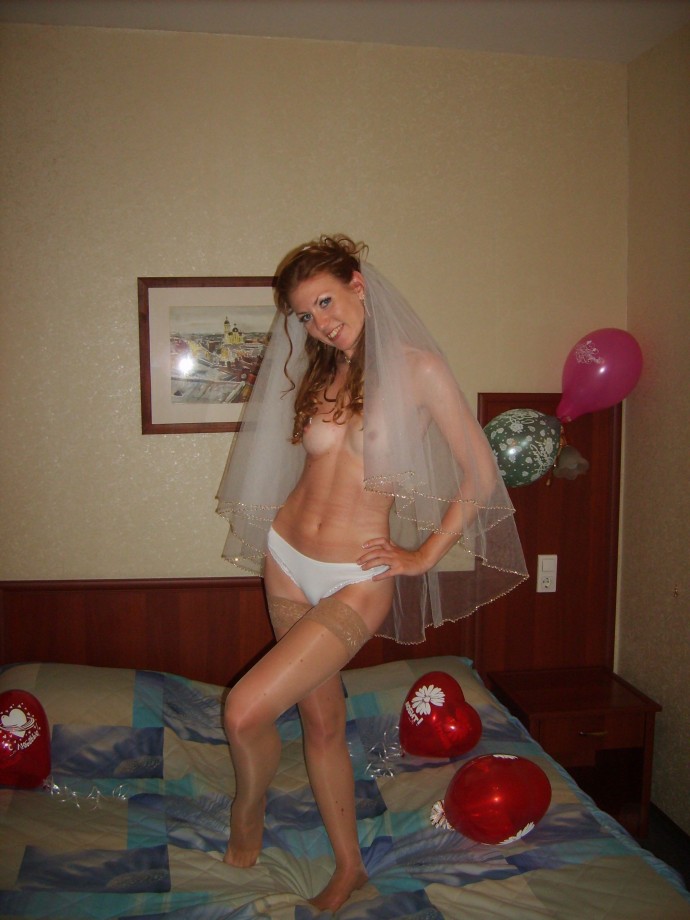 Just married - naked bride