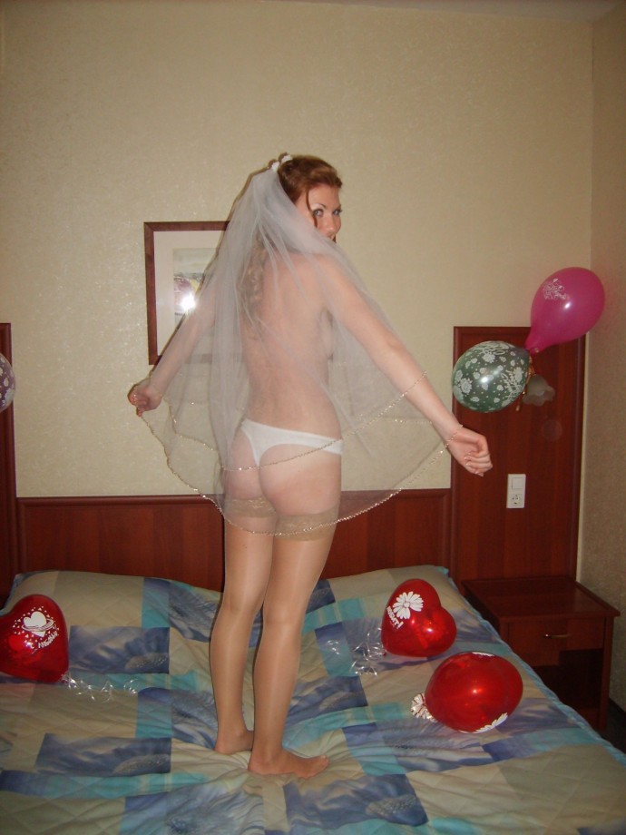 Just married - naked bride