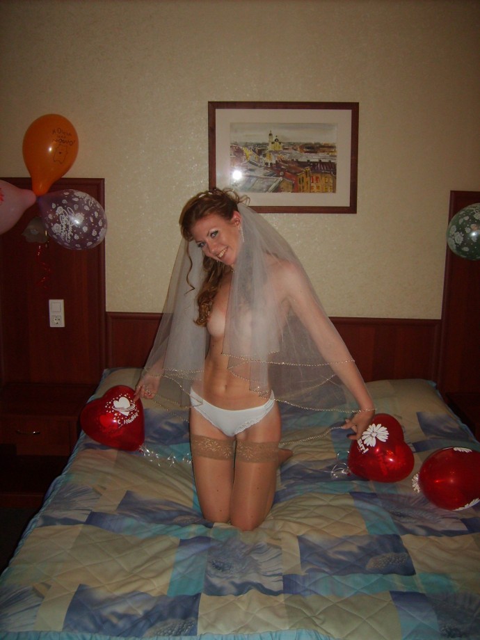 Just married - naked bride