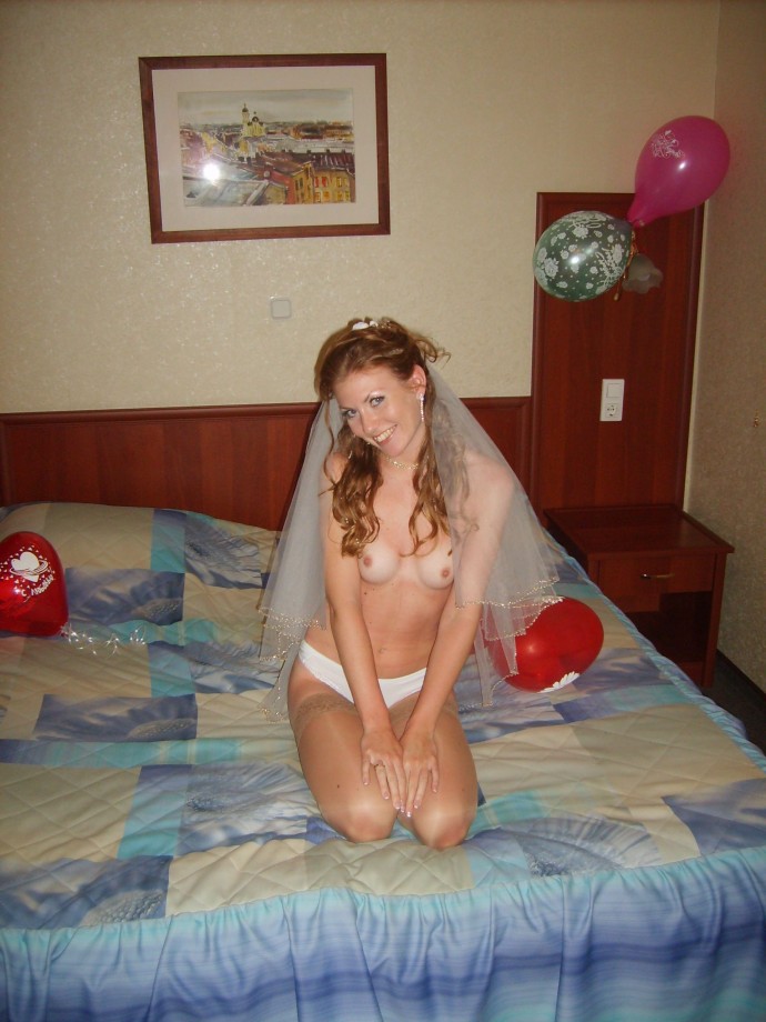 Just married - naked bride