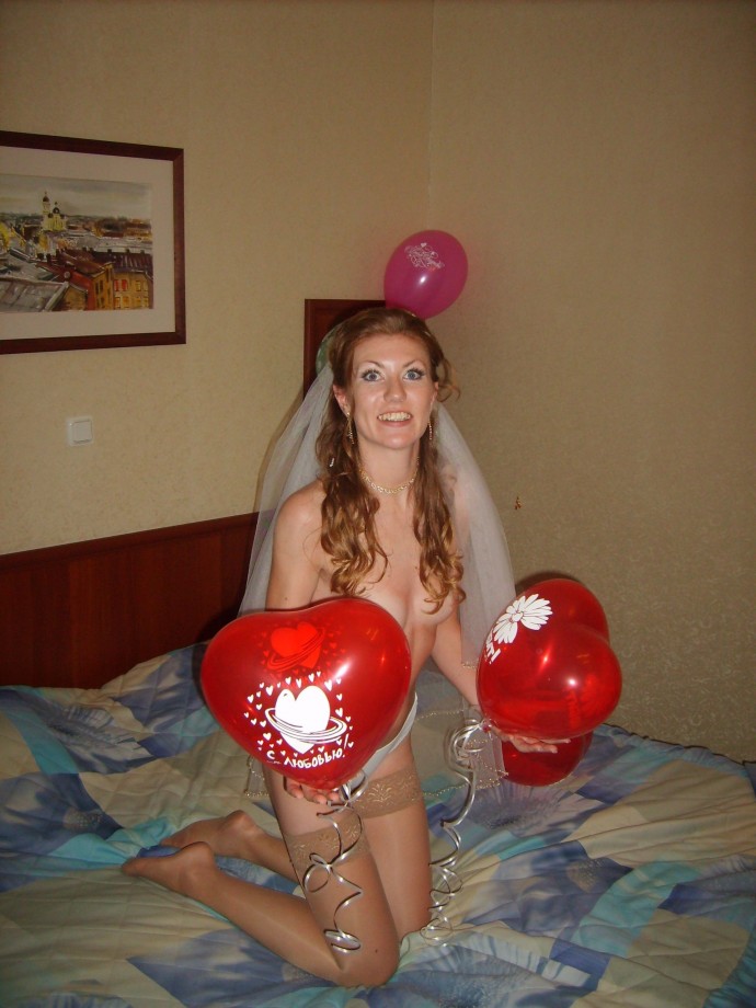 Just married - naked bride