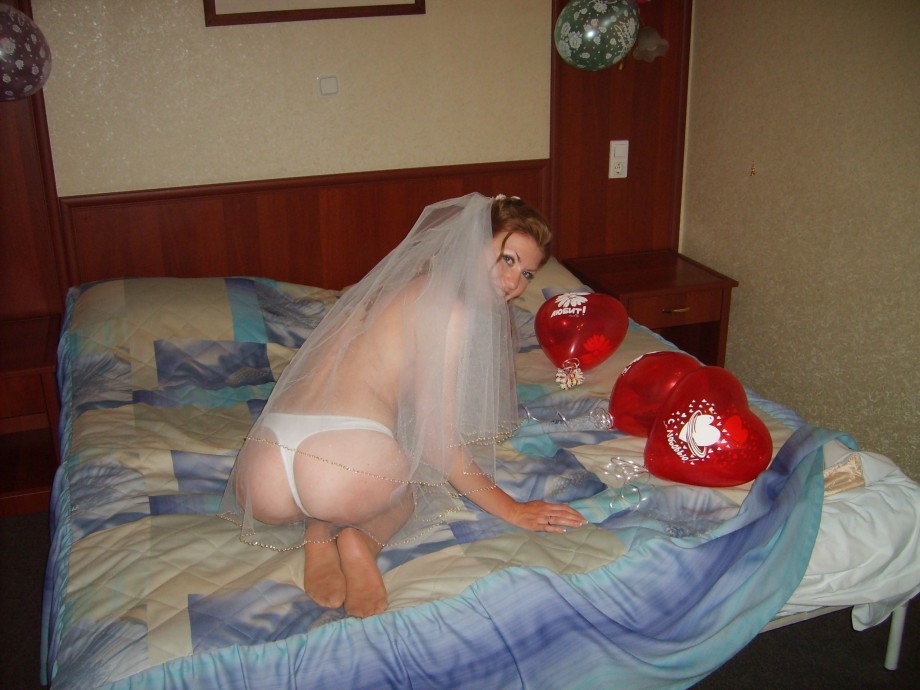 Just married - naked bride