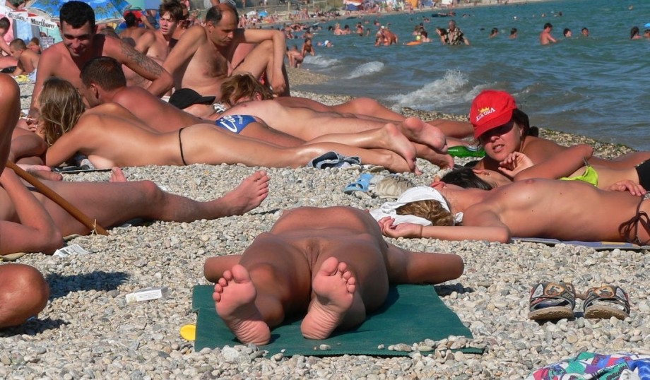 Couples on the beach