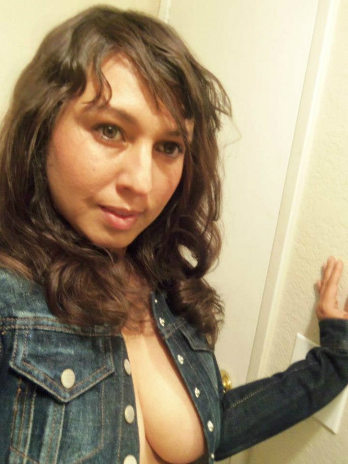 Denim jacket big tits