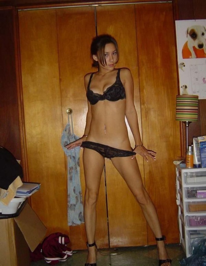 Gorgeous skinny brunette