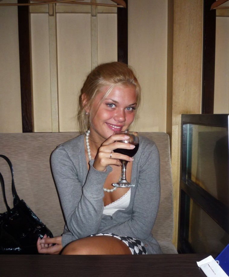 Russian sucking blonde