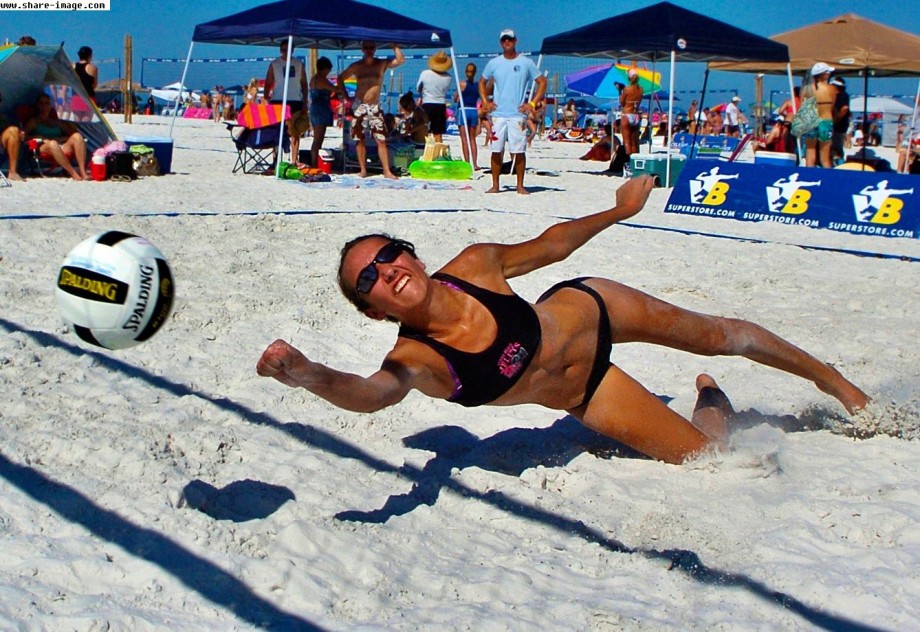 I love beach voleyball