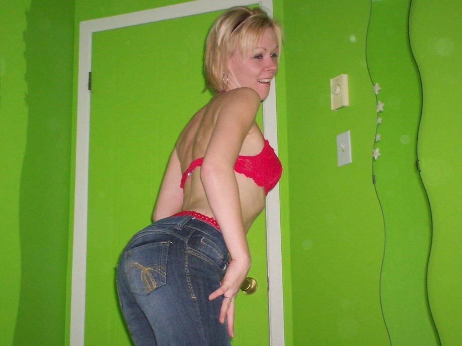 Sexy blonde posing