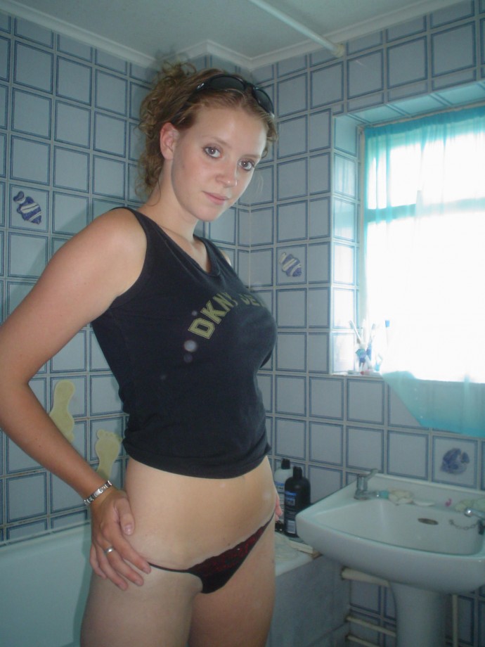 Carol - amateur blonde teen in undies