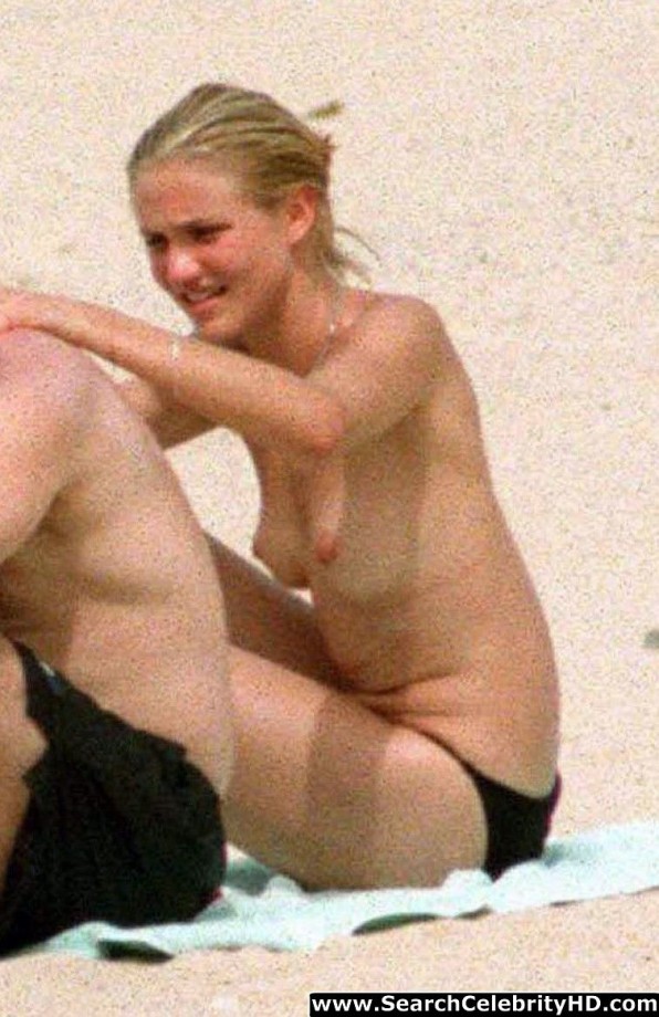 Cameron diaz topless in spiaggia - celebrity