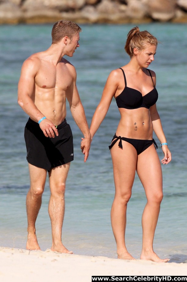 Gemma atkinson - bikini candids in aruba - celebrity