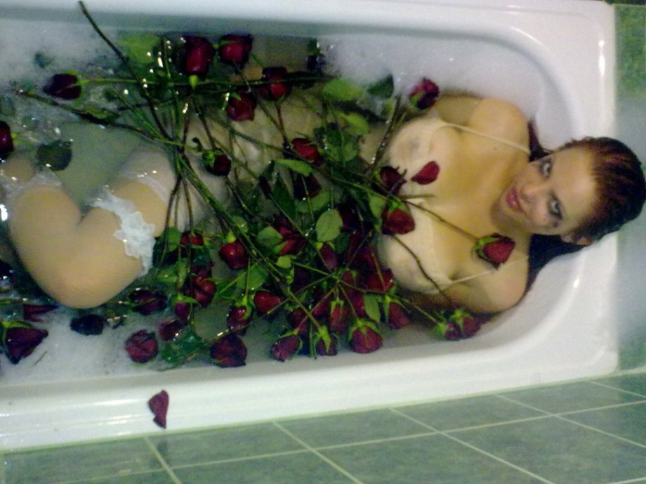 Girls in bath 1