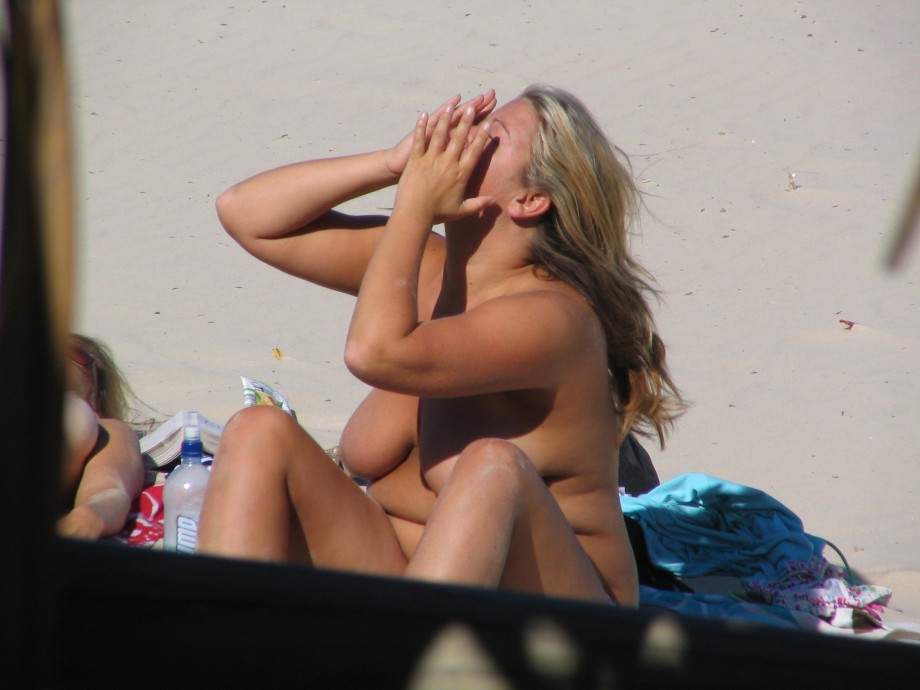 Amateur girls on beach 11